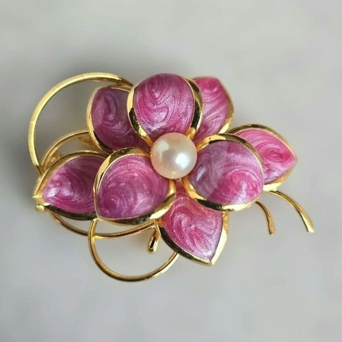 Broche japonaise perles - broche,