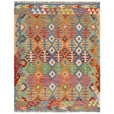 Kelim Afghan 192X154 CM Tapis