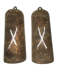 2 Poids d'horloge comtoise ou parquet 4625g et 4705g