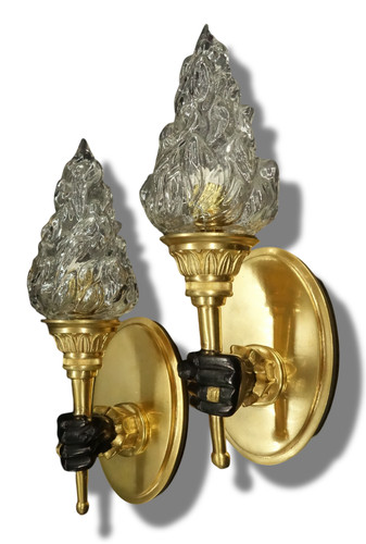 Paire appliques mains de - paire,