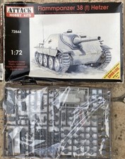 ATTACK HOBBY KIT 72844 FLAMMPANZER 38 T HETZER GERMAN WW2 1/72 (38)