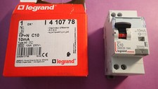 Legrand 410778 - Interrupteur Différentiel 10A 10Ma 2P AC 10Ka Spécial Balnéo