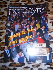 Revue Porphyre, préparateur