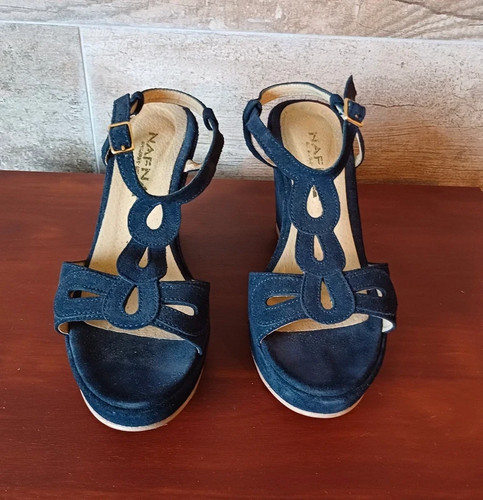 Sandales talons daim cuir - à,