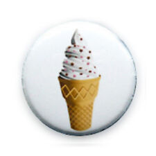 Badge GLACE glaces cornets coupes Yummy kawaii gelato ice cream pop button Ø25mm