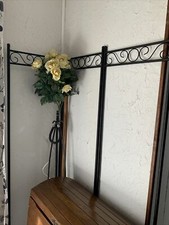 Paravent En Fer Forge Sans Toile - Cloison Pliable - 3 panneaux