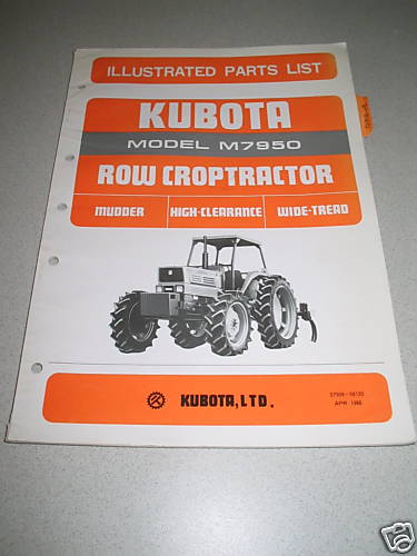 Kubota m7950 row crop - kubota,