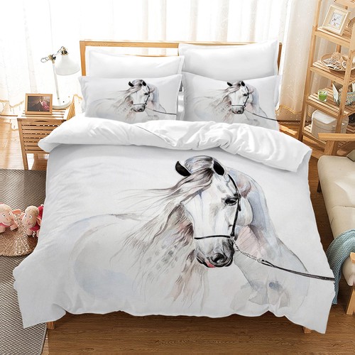 Housse couette cheval avec - housse,