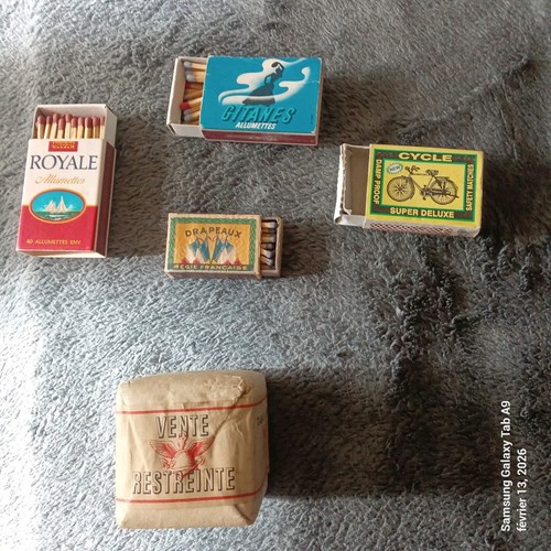 Lot boîtes allumettes - boîtes, d’allumettes