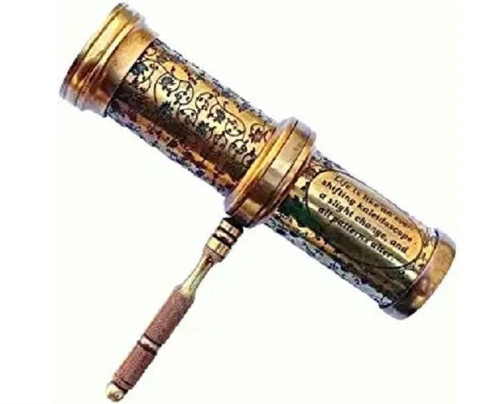 Ancien kaléidoscope laiton - ancien, en