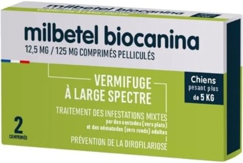 Vermifuge biocanina milbetel - biocanina,