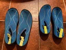 Chaussures aquatiques ou chaussons de rochers plage - bleu-enfant-30à31