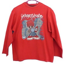 Sweat rouge Tagueur. Urbanskate. Taille 10 / 12 ans