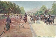 Cpa. Illustrateur Georges Stein - Avenue Des Bois Boulogne