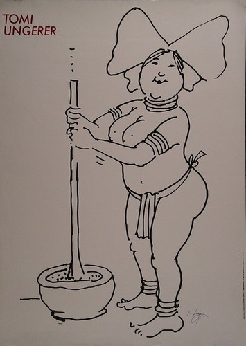 Tomi ungerer rare poster - tomi,