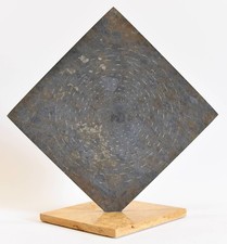 Sculpture Tableau en Or sur