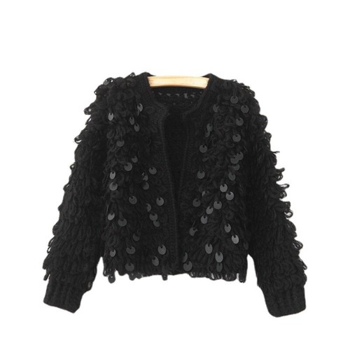Femme crochet creux - creux, sequin