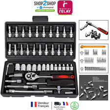 Coffret à Cliquet 46 Pièces