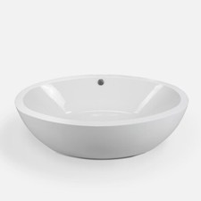 Baignoire ilôt blanc