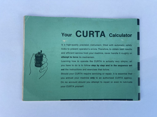 Genuine curta calculator - genuine,