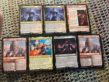 Lot De Cartes Magic Final Fantasy 50 Cartes  Noir Rouge Sorciers VF