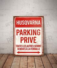 Plaque métal vintage