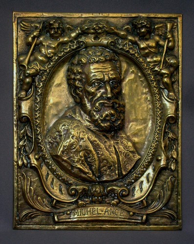 Bas relief cuivre repoussé - bas,