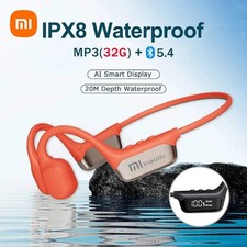 Xiaomi Mijia Bone Conduction Earphones IPX8 Waterproof Headset for Swimming Blue