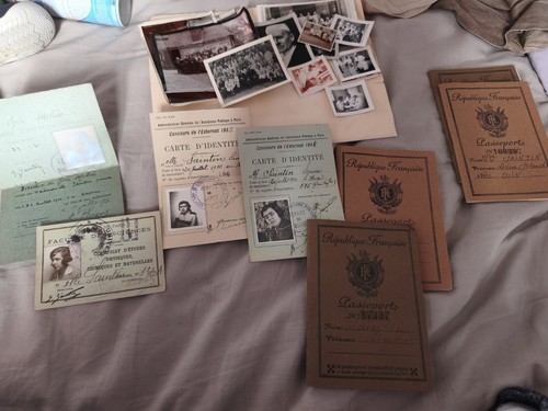 Anciens documents identité - documents, d'identité