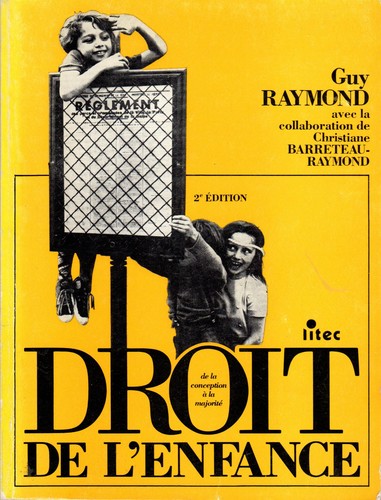 Livre droit enfance de - de, la