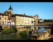 SAINT-LOUP-sur-SEMOUSE (70) VILLAS , EGLISE & PONT sur la SEMOUSE en 1989