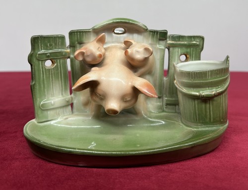 Porcelain german pink pig - pink,