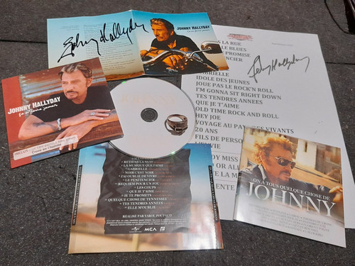 Johnny hallyday autographe - hallyday, ça