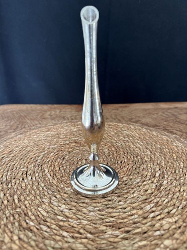 Vase métal argenté - métal, pour