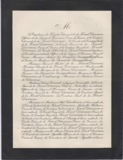 1936 Faire-part décès Emmeline GRAND, comtesse Pierre de LA FOREST-DIVONNE.