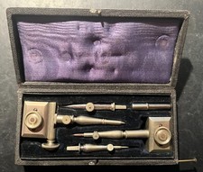 Ancien coffret complet " Compas à Verge et accessoires "