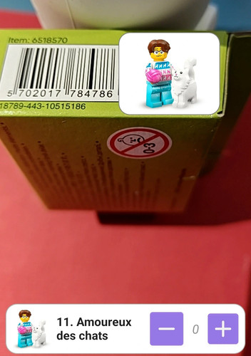 Lego amoureux des chats - amoureux,