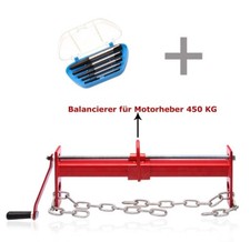 Balancier pour grue d'atelier capacité 450 kg+ Jeu de 5 extracteur de vis