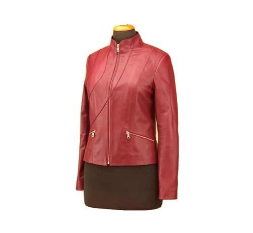 Women leather jacket - leather,