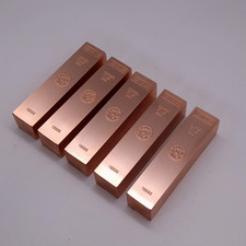 Cuivre Cu99,9            5 lingots 1kg avec certificats