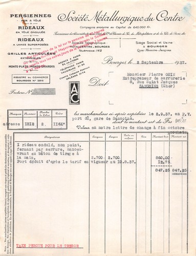 1937 persiennes rideaux - 1937,