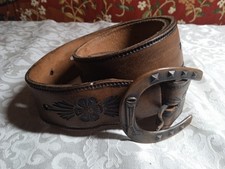Belle ceinture homme en cuir
