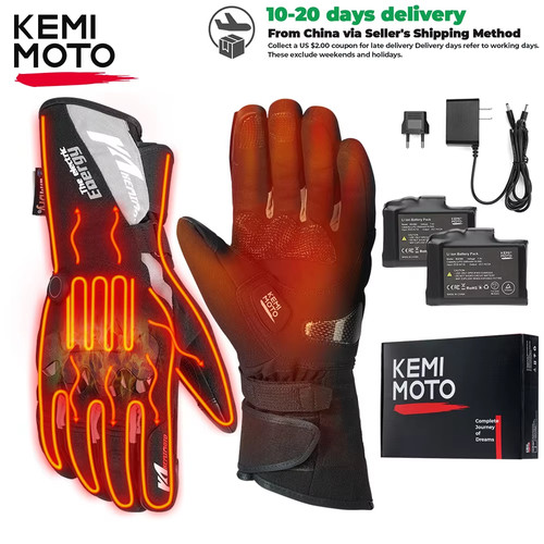 Gants chauffants moto - chauffants,
