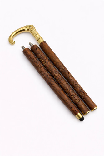 Bâton marche bois - de,