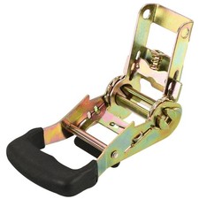 Cliquet Sangle Attache 42mm Fixe Cargo pour Camion Avion Caoutchouté Poignée