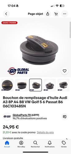 Bouchon remplissage huile - remplissage, d'huile