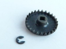 JOUEF GRAND PIGNON MOTEUR 12,9 MM + CLIPS EN METAL