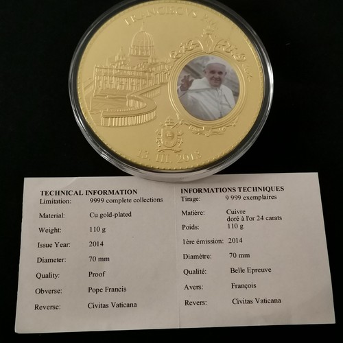 Medaille 2014 pape - 2014, francois
