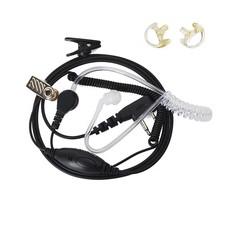 Oreillette Talkie Walkie Bodyguard Écouteur Air Tube Acoustique Casque VOX PT...