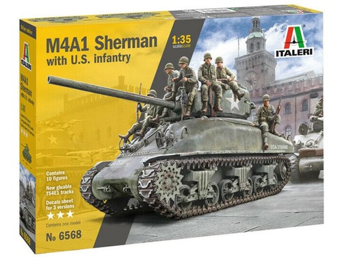 Italeri m4a1 sherman - italeri,